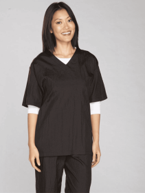 TP V-Neck Grooming Smock (Color: Black, size: XXL)
