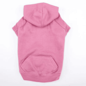 Casual Canine Basic Hoodie (Color: Pink, size: XL)