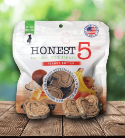 Natural Dog Treats (Flavor: Peanut Butter, size: 12 oz)