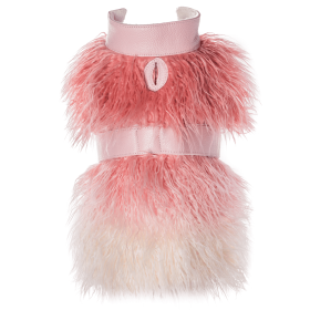 Mink Faux-Fur Vest (size: medium)