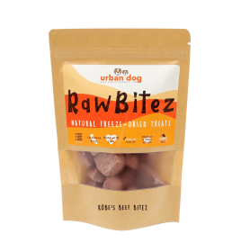 RawBitez Natural Freeze-Dried Treats (Flavor: Kobe's Beef Steak Freeze-Dried Bitez, size: 6 oz)
