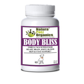 Body Bliss - Omega 3 & 6 Super Food + Heart, Brain Joint, Blood & Coat Support* (size: Dog / 250 caps / 500 mg/ Size 1)
