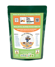 Super Food Immune Support* Base Broth - The Petz Kitchen Dogs & Cats (Flavor: Pork, size: 4.5 Oz.)
