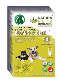Cleanse & Detox Starter Pack For Dogs & Cats* (size: Cat Capsules  / 30 capsules / Size 3)