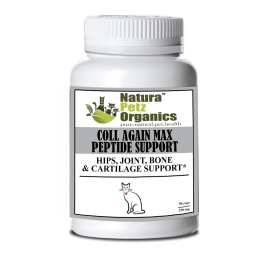 Coll Again Max Collagen Peptide Support Capsules* Hips, Joint, Bone & Cartilage Support* Dogs & Cats* (size: CAT - 90 caps /  250 mg.)