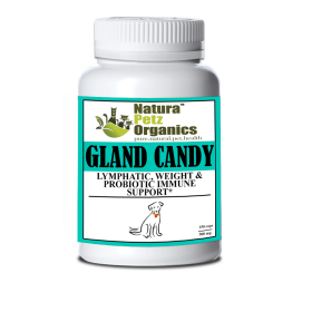 Gland Candy Omega 3 & 6 Lymphatic, Weight & Probiotic Immune Support * (size: DOG/ 150 caps / 500 mg.)