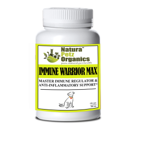 Immune Warrior Max Master Blend Capsules* Immune Regulator & Anti-Inflammatory Support* For  Dogs & Cats (size: DOG 500 mg. - 150 caps)