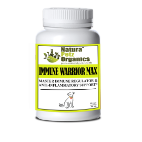 Immune Warrior Max Master Blend Capsules* Immune Regulator & Anti-Inflammatory Support* For  Dogs & Cats (size: DOG 500 mg. - 250 caps)