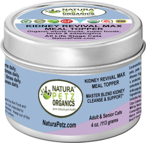 Kidney Revival Max Meal Topper* Master Blend Kidney Cleanse & Support* Adult And Senior Dogs & Cats* (Option: Dog & Cat, size: 6 oz.)