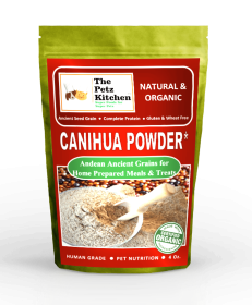 Canihua Flour - Organic Ancient Seed Grain - Complete Protein - Wheat & Gluten Free* The Petz Kitchen Dog & Cat Super Foods* (size: 4 oz)
