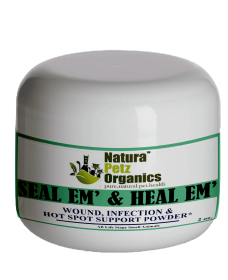 Seal Em And Heal Em Powder Dog, Cat & Small Animal*  Wound, Infection & Hot Spot Support* (size: Small Animal  2 oz / 350 mg.)