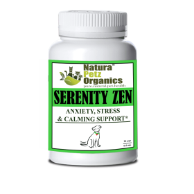 Serenity Zen - Anxiety, Stress, Relaxation & Multi-Systems Calming Support Dogs & Cats* (size: DOG / 90 caps / 615 mg  / Size 1)