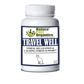 Travel Well - Stress, Relaxation & Calming Stress Support* For Dogs And Cats On The Go* (size: Cat / 150 caps/ 250 mg/ Size 3)