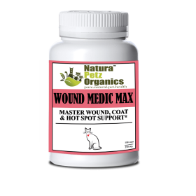 Wound Medic Max Caps* Master Wound, Skin & Coat Support For Dogs & Cats* (size: Cat 150 caps - 250 mg)