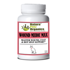 Wound Medic Max Caps* Master Wound, Skin & Coat Support For Dogs & Cats* (size: Cat 90 caps - 250 mg)