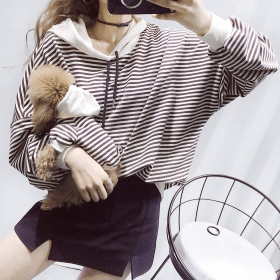 Black Stripe - Matching Pet and Owner Clothing Set (size: large)