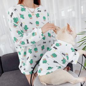 Green Dinosaur - Matching Pet and Owner Clothing Set (size: 3XL)