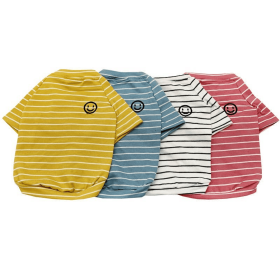 Multi Smile Faces - Matching Pet and Owner Clothing Set (Type: White, size: small)