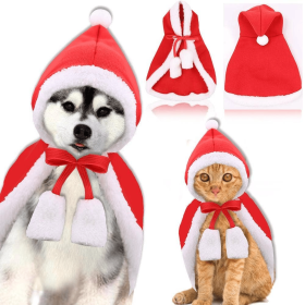 Merry Christmas Pets Whole Costume set (size: medium)