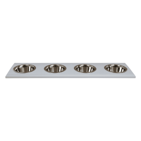 Champion Bowl Pet Food Holder (style: Pint, size: Four Bowls)