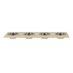 Champion Bowl Pet Food Holder (style: Pint, size: Four Bowls)