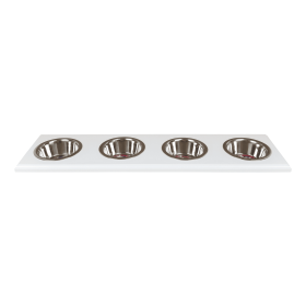 Champion Bowl Pet Food Holder (style: Pint, size: Four Bowls)