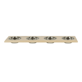 Champion Bowl Pet Food Holder (style: Quart, size: Four Bowls)