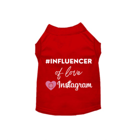 #INFLUENCER of Love & Instagram (Color: Red, size: large)