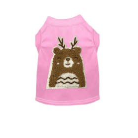 Cuddle Antler Bear (Color: Pink, size: X Small)
