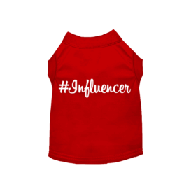 #Influencer Shirt (Color: Red, size: 2X Large)