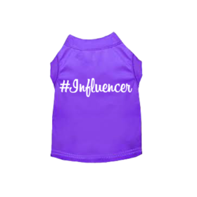 #Influencer Shirt (Color: Purple, size: X Small)