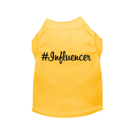 #Influencer Shirt (Color: Yellow, size: X Large)