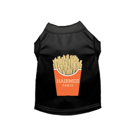 A Side of Hairmes French Fries Dog Shirt (size: X Small)