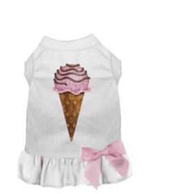 My Favorite Chewy Vuitton Ice Cream Dress (size: small)