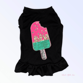My Favorite Summer Treats- Pink Ice Cream (Color: Black, size: medium)
