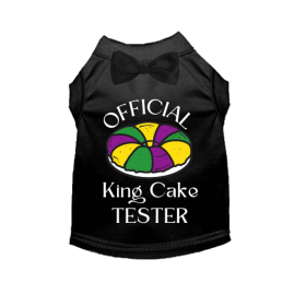 Official King Cake Tester (Color: Black, size: medium)
