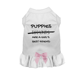 Puppies Are A Girl's Best Friend (style: DRESS, size: large)