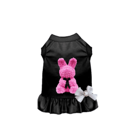 Rose Bunny Loves Me (Color: Black, size: medium)