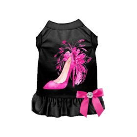 The Higher The Heel Dress (Color: Black, size: X Large)