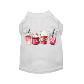 Valentine's Day Fun Dog Shirt (Color: White, size: X Small)