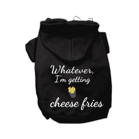 Whatever, I'm getting Cheese Fries (Color: Black, size: medium)
