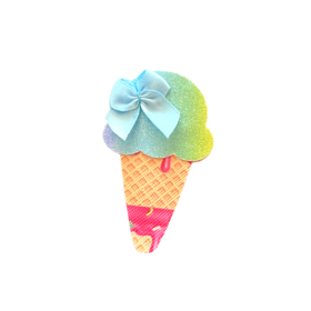 Yummy Ice Cream Drip Cone Hair Clip (style: Sorbet Bow)