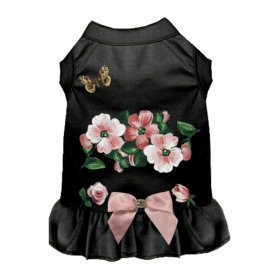 Feels Like A Lovely Spring (Color: Black, size: 2X Large)