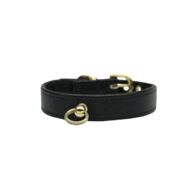 Bee Mine Dog Collar (Color: Black, size: 20")