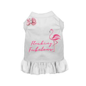 Flocking Fabulous (Color: White, size: X Large)