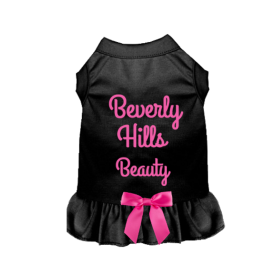 Beverly Hills Beauty Dog Dress (Color: Black, size: X Small)