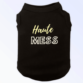 Haute Mess (Color: Black, size: large)