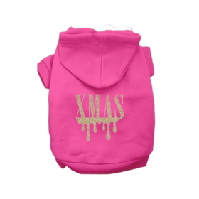 Holiday Drip Hoodies (Color: Pink, size: 3X Large)