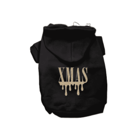 Holiday Drip Hoodies (Color: Black, size: 2X Large)