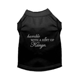 Humble with a Hint of Kanye (Color: Black, size: X Large)